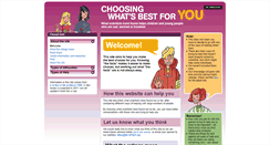 Desktop Screenshot of choosing.org.uk